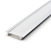 Врезной алюминиевый профиль SP253, Серебристый анодированный 2000х30,8х6мм