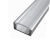 Накладной алюминиевый профиль SP261T, Серебристый анодированный 2000х16х6мм (с прозрачным экраном)